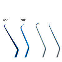 Puanib ultra Emulsion Cleaver ULTRA-Final nucleus Cleaver Crystal Positioning Hook ตะขอปรับคุณภาพสูงจักษุวิทยา45องศา9กก.