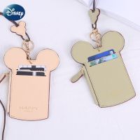 Disney Card Holder New Mini Ladies ID Card Work Card Holder Mickey Bus Card Holder Cartoon Passport Cover Buisness Card Holder