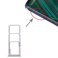 FixGadget For Samsung Galaxy A51 / A515 SIM Card Tray + SIM Card Tray + Micro SD Card Tray (Silver)