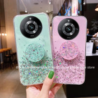 เคสโทรศัพท์ Phone Case Realme 11 Pro+ Realme11 Pro + Plus 5G แฟชั่นฝาแข็ง Ins ซิลิโคนป้องกันการตกพร้อมที่จับ เคสโทรศัพท Cover 2023