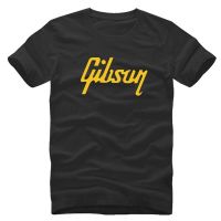 เสื้อยืด Gibson สำหรับผู้ชาย [Lanbo clothing] เสื้อยืดแนวร็อคย้อนยุคสำหรับฤดูLanbo clothingแฟชั่นเสื้อยืดแขนสั้นฮิปฮอปบุรุษ