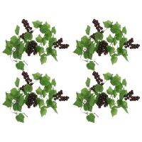 8X Artificial Grape Vine Garland Fruit for Home Garden Decoration