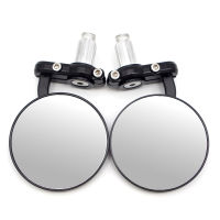 2 pieces of round motorcycle scooter rearview mirror off-road motorcycle accessories for Suzuki Lt50 Lt80 Ltr450 Boulevard C50