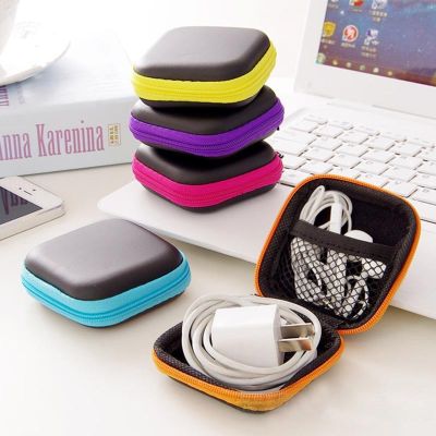 1Pc Headphones SD Data Line Earbuds Storage Bag Coin Bag