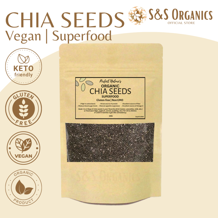Organic Chia Seeds Keto/Lowcarb Antioxidant Keto Approved Lazada PH