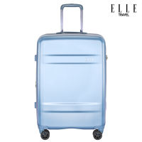 ELLE Travel Chic Collection กระเป๋าเดินทางขนาดกลาง24"นิ้ว 100% โพลีคาร์บอเนต(PC) คันชักอะลูมิเนียมล้อหมุน360องศา เพิ่มซิปขยาย ระบบซิปคู่ความปลอดภัยสูง