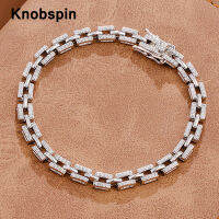 Knobspin 100 925 Sterling Silver Chains Luxury Designer Love celets For Women Wedding Accessories Teen Girls Fine Jewelry