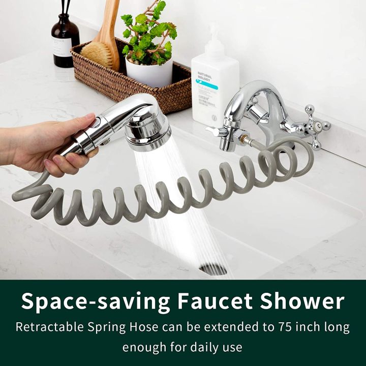 zloog-kitchen-faucet-diverter-valve-with-shower-head-tap-adapter-splitter-set-bathroom-tap-water-diversion-shower-set-for-salon-showerheads