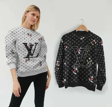 Jual SWEATER LOUIS VUITTON MIRROR / CREWNECK LOUIS VUITTON IMPORT