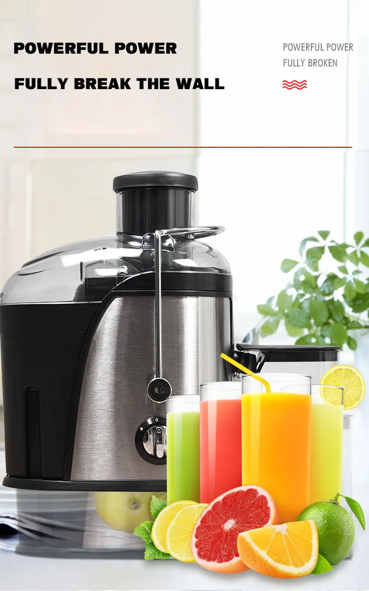 Juicer For Home, Slag Juice Separation Fruit And Vegetable Automatic