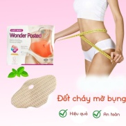 Hộp Dán Tan Mỡ LAZY BODY WONDER POSTED 5 Miếng Đốt Cháy Mỡ Bụng An Toàn