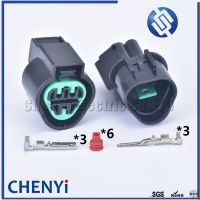 1 set 3 Pin way male female Kum Waterproof Electrical Wire Auto Connector Plug PB621-03020 PB625-03027 Headlight sensor