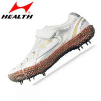 Men Women Track Field Training Sport Athletes Shoes LightWeight High Jump Sprint Spikes Tracking Nail Sneakers Plus Size 36-45