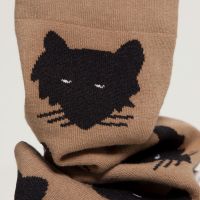 [WARMGREY TAIL] WOLF - BEIGE SOCKS 230 - 280mm (free size)