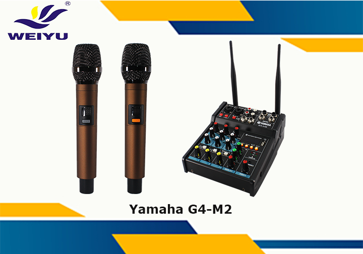 Yamaha G4M2 Mixer 4 Channel USB/BLUETOOTH with 2pcs Wireless