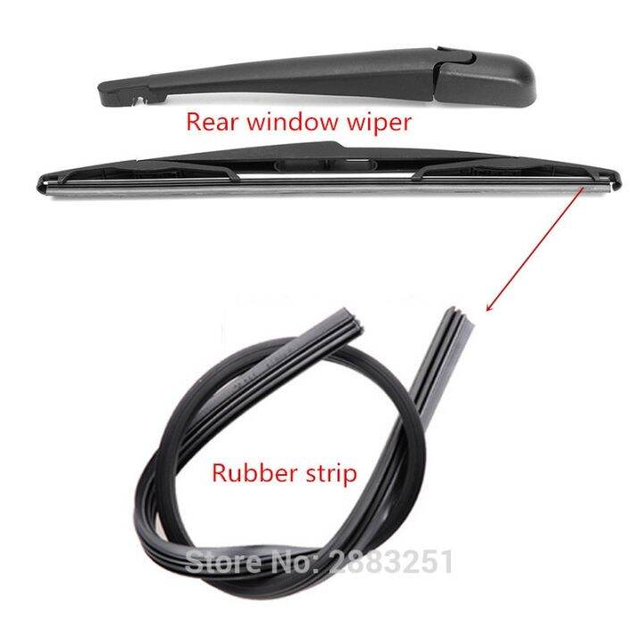 Insert Rubber strip Rear Wiper Blade Windshield Wipers For toyota rav4