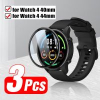 ◐☒ Folia ochronna 3D do Samsung Galaxy Watch 4 40mm 44mm ochronna pełna pokrywa PMMA nie hartowane szkło do zegarka 4 44mm