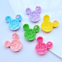 【Approving】30Pcs ใหม่น่ารัก ResinCartoonFlat BackScrapbook Kawaii DIY Embellishments อุปกรณ์เสริม Q10