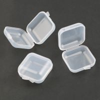 【hot】▼✉♨  2019 NEW 3.5x3.5x2cm Small Plastic Storage for Jewelry Beads Earring Transparent