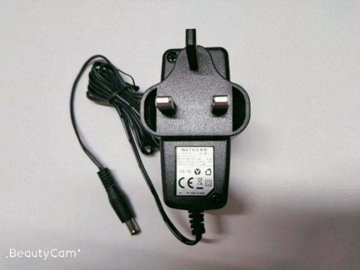 【Free Shipping】 NETGEAR original 12V1.5A British plug optical modem ...