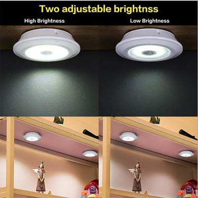 Super Bright Cob Under Cabinet Light 3W LED Wireless Remote Control Dimmable Wardrobe Night Lamp Home Bedroom Closet Kitchen