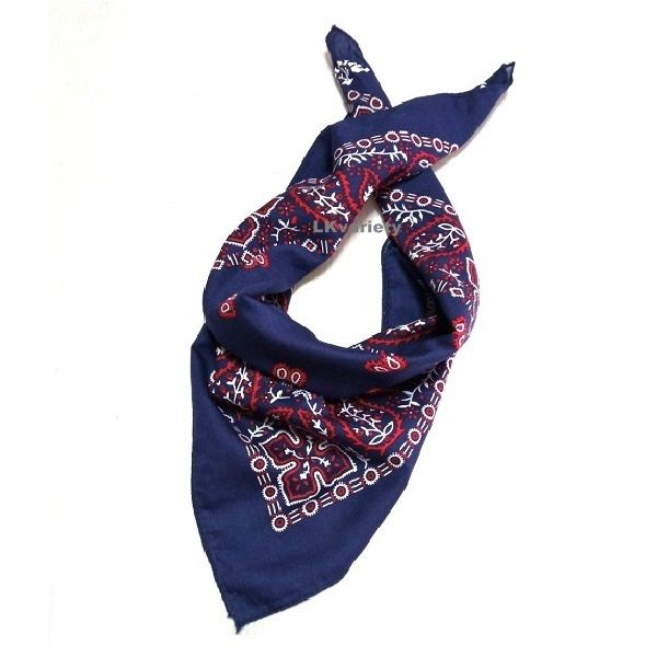 ผ้าลายเพสลี่ย์วินเทจ-ลายลูกน้ำ-ผ้าโพกหัวห-ผ้าพันคอ-vintage-bandana-paisley-scarf