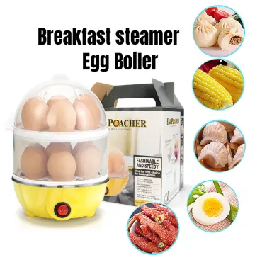 Bear egg cooker double-layer timed egg steamer multifunctional timer  breakfast machine without steaming bowl / Two items - AliExpress