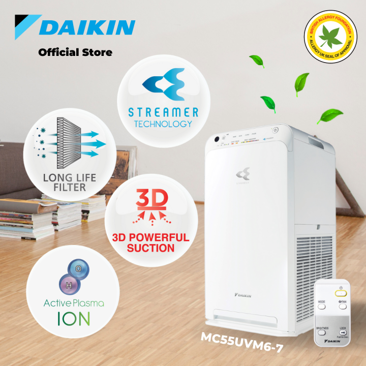 Daikin Streamer Air Purifier (MC55UVM67) Lazada Singapore