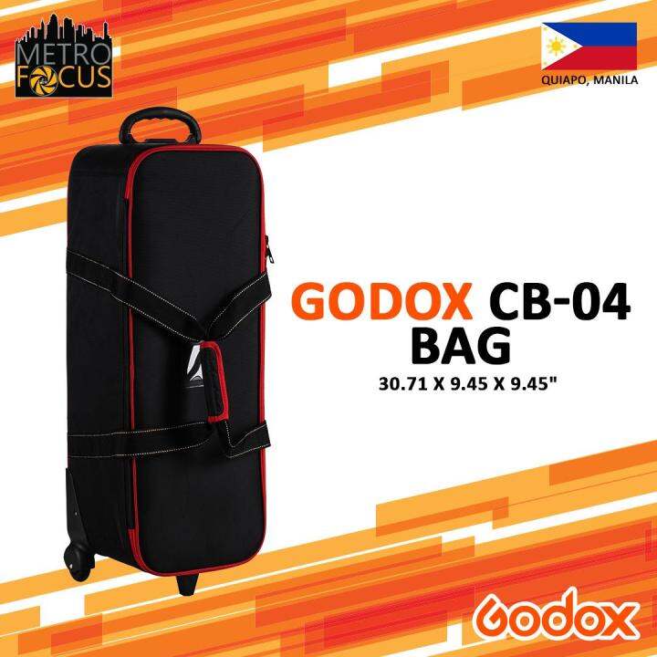 GODOX CB04 Hard Carrying Case with Wheels Lazada PH