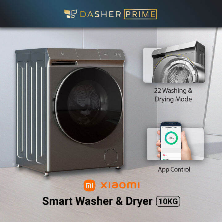 Xiaomi Smart Washer and Dryer Washing Machine Low Noise 99.9 Bacteria