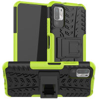 เคส Poco M3 Pro Case หรูหรา PC + TPU Stand Armor ShockProof