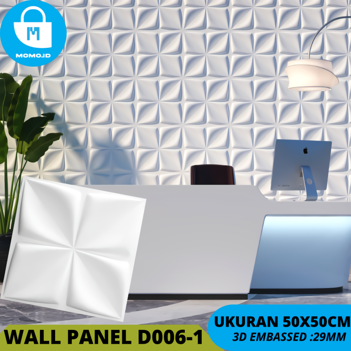 Wall Panel 3D PVC Wallpaper Dinding Ornamen Dinding 50cm D006-01