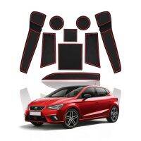 LFOTPP Door Groove Mat for Ibiza Typ 6F 2018 2019 2020 Hatchback Anti-slip Door Gate Slot Pads Auto Interior Accessories