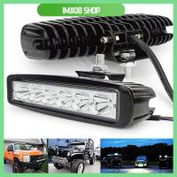 IMJIQB SHOP ไฟสปอร์ตไลท์ LED 800LM 6ดวงสำหรับขับรถไฟตัดหมอกรถยนต์แถบแสงสำหรับทำงาน