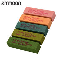 [okoogee]Guitar Fret Polishing Erasers Abrasive Rubber Blocks with 180 Grit &amp; 400 Grit &amp; 1000 Grit &amp; 1500 Grit &amp; 2000 Grit for Guitar Fret Strings ขัดบำรุงรักษา