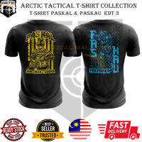 New FashionArctic Tactical Malaysia Microfiber Silkscreen Round Neck Short Sleeve Unisex T-Shirt Paskal Edt 3 Paskau Edt 3 Ready 2023