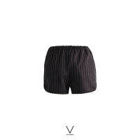 SS2022/1 PINSTRIPE SHORT กางเกงว่ายน้ำขาสั้นมีซันในเป็น กกน ด้านใน ผ้าหนา กัน UV UPF 50+