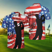 American Golfer Just Golf Independence Day Polo Shirt Gift For Golf Lovers74 All Over Print Men/ Women Polo Shirt XS-4XL