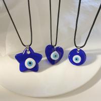 Devils Eye Pendant Necklace for Women Men Star Heart Round Blue Necklaces New Jewelry Accessories