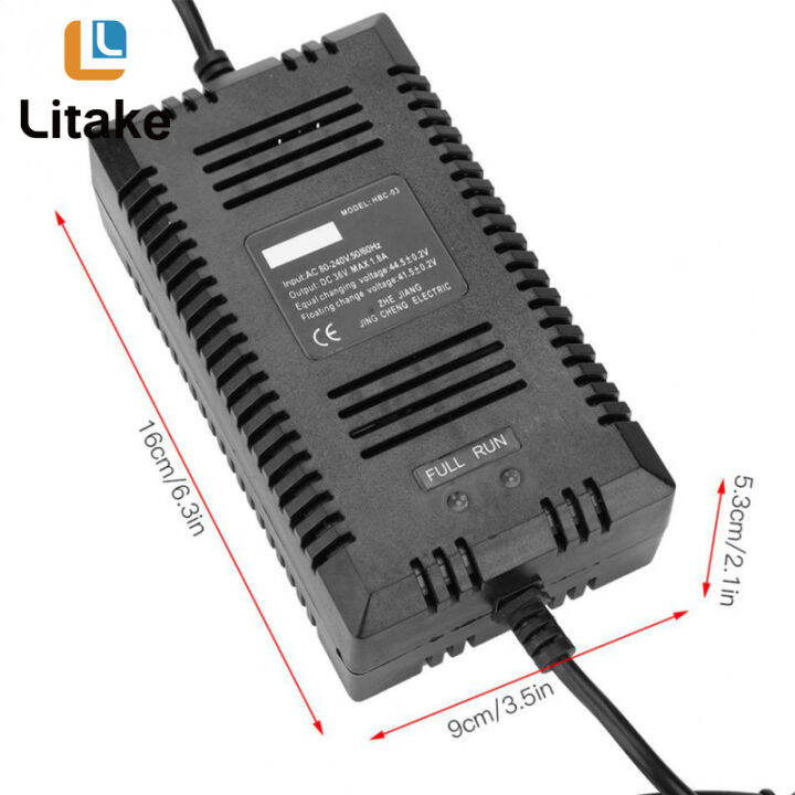 ที่ชาร์จจักรยานไฟฟ้าแบบพกพา36v-1-8a-ที่ชาร์จแบตเตอรี่สมาร์ทประสิทธิภาพมั่นคง-ปลั๊ก-eu-110v-240v