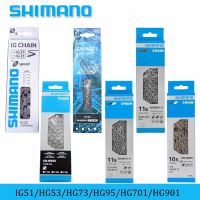 SHIMANO ULTEGRA DEORE XT HG701 HG901 โซ่ 6/7/8/9/10/11 Speed Mountain Bike จักรยานสำหรับ Mtb จักรยานโซ่ 116L