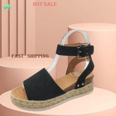 รองเท้าฤดูร้อนโก้ผู้หญิงเปิดนิ้วเท้าใส่สบายรองเท้าแตะสายรัดการสวมใส่ที่มีคุณภาพสูงข้างชายหาดทนทาน