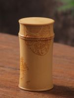 Facebook Bamboo Tea Jars Hand-sealed Wooden Storage Box Awakening Barrel Tube Portable Packaging Cup