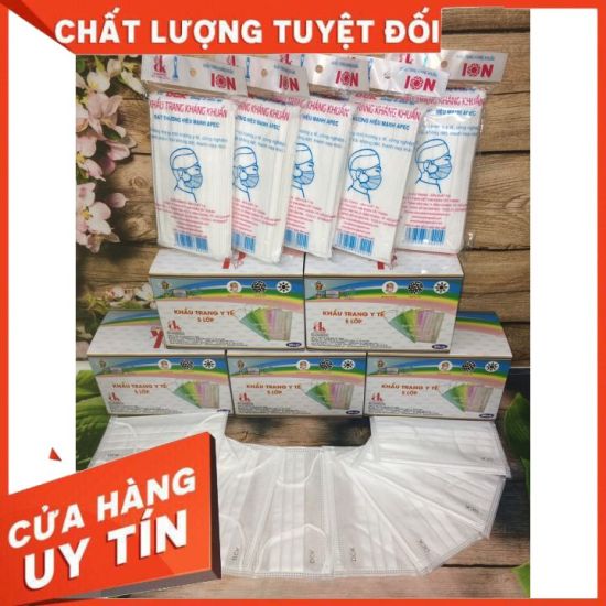 Khẩu trang y tế màu trắng 5 lớp - ảnh sản phẩm 1