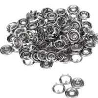 9.5mm Metal Prong Snap Button Prong Press Button Ring Studs Fasteners