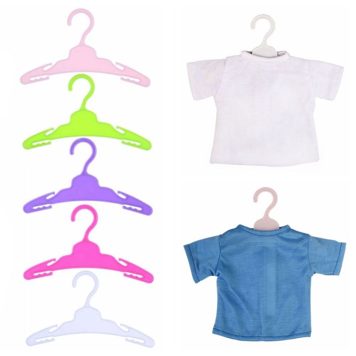 oak-10pcs-หลากสี-ที่แขวนเสื้อผ้าตุ๊กตา-พลาสติกทำจากพลาสติก-ขนาด18-43ซม-ไม้แขวนบ้านตุ๊กตา-ของขวัญสำหรับเด็ก-เกมชุดเปลี่ยน-ไม้แขวนขนาดเล็ก-ของเล่นสำหรับเด็ก