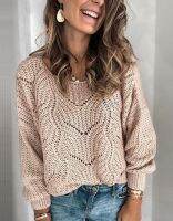 Hollow loose sweater