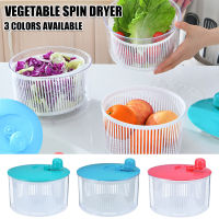 New Hot Salad Spinner Vegetables Leaf Lettuce Dryer Drainer Fruit Wash Clean Basket Plastic SMR88