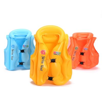 3-10 Age childs inflatable life vest Baby swimming jacket Buoyancy PVC floats kid learn to swim boating safety lifeguard Vest