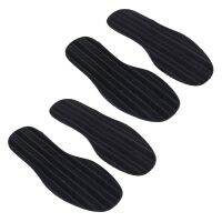 2 Pair DIY Stick On Full Soles Heel Palm Shoe Repair Anti-Slip Grip-rubber Pads - 29X11.5X0.2Cm